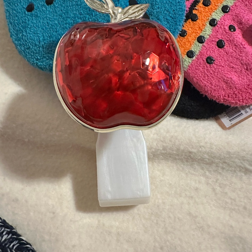 Red Apple Wall Plug-In Night Light